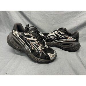 Puma Boys Inverse Dimension PS Sneakers Black And Silver Size 12c NEW NO BOX!